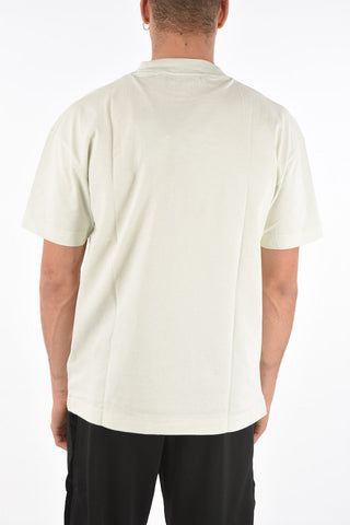 solid color crew-neck t-shirt