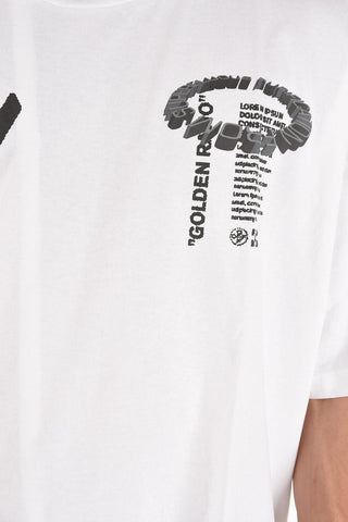 oversized back printed LOW RES S/S crew-neck t-shirt