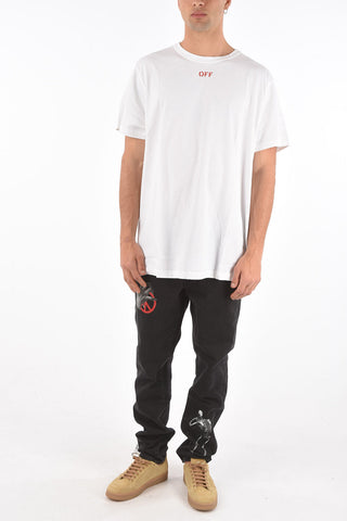 crew-neck BERGDORF t-shirt with print on the back