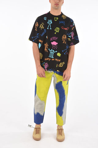 t-shirt girocollo stampata
