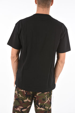 set di due T-shirt girocollo BIPACK BASIC con logo in rilievo