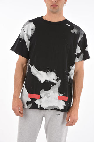 t-shirt LIQUID SPOTS stampata