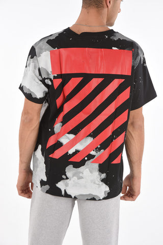t-shirt LIQUID SPOTS stampata