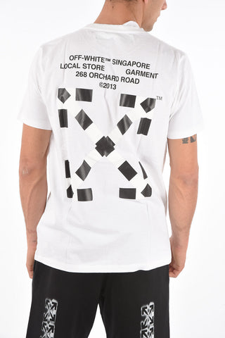 contrasting lettering printed SG SINGAPORE T-shirt