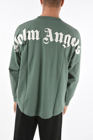 logo embossed long sleeve t-shirt