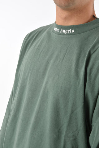 logo embossed long sleeve t-shirt