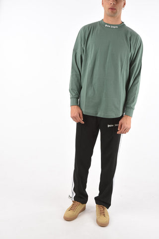 logo embossed long sleeve t-shirt