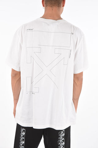 solid color oversized UNFINISHED crew-neck t-shirt