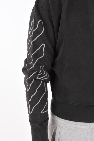 crew-neck ABSTRACT ARROWS sweatshirt with embroidery