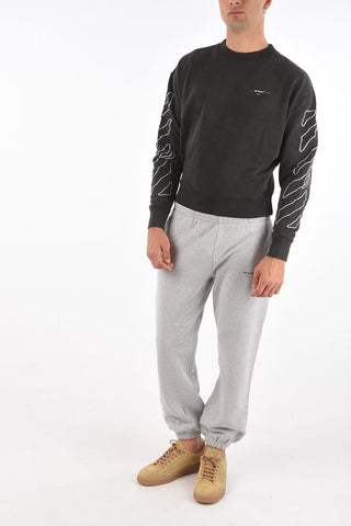 crew-neck ABSTRACT ARROWS sweatshirt with embroidery