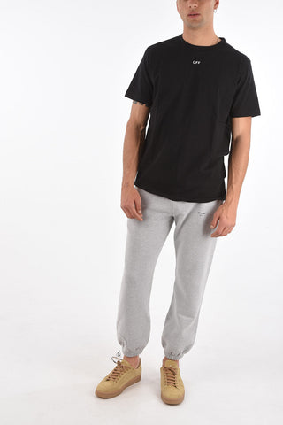 back printed crew-neck t-shirt