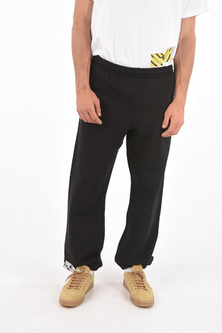 joggers in felpa con elastico in vita