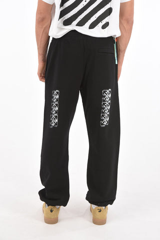 joggers in felpa con elastico in vita
