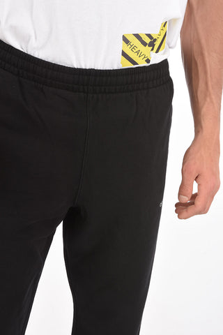 joggers in felpa con elastico in vita