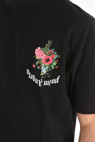 flowers printed crew-neck t-shirt