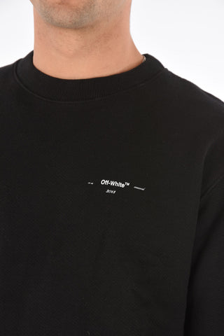 solid color crew-neck sweatshirt