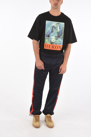 contrasting side band track pants