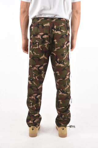 pantaloni track CLASSIC camouflage con zip alla caviglia