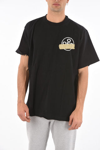 oversized back printed TAPE ARROWS L/S crew-neck t-shirt