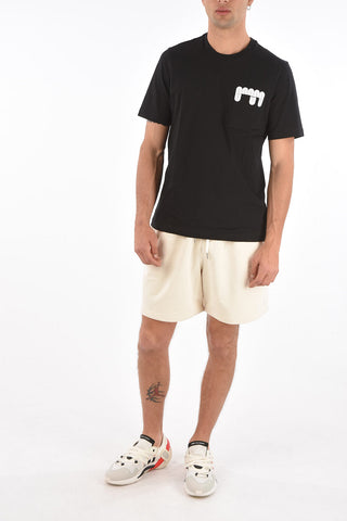 cosmologo breast pockets crew-neck t-shirt