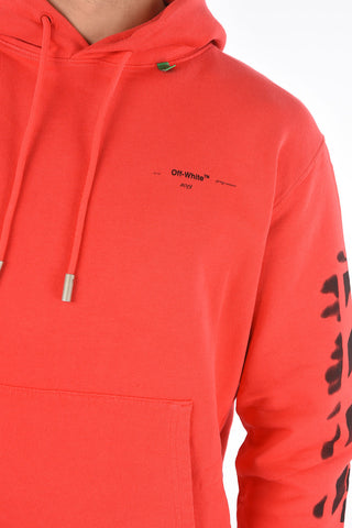 printed hooded sweatshirt