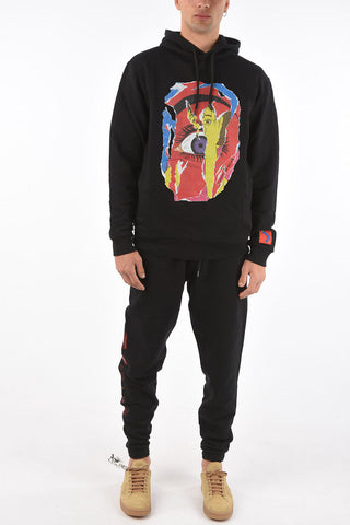 solid color HOT DOGS sweat joggers