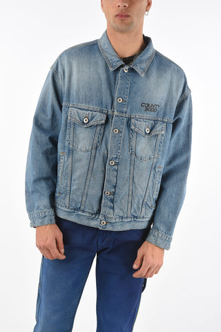 stonewashed denim ATMOSPHERA jacket