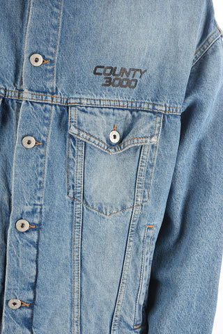stonewashed denim ATMOSPHERA jacket