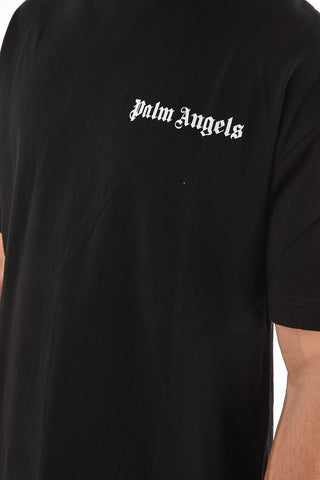 t-shirt girocollo a tinta unita