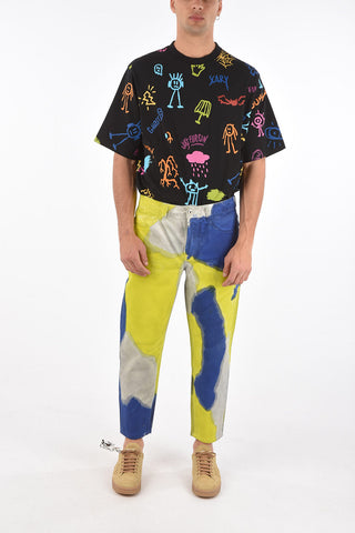 17cm tie dye effect COUNTY3000 jeans