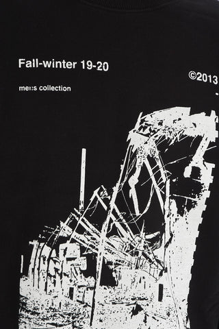 felpa girocollo RUINED FACTORY slim Fit
