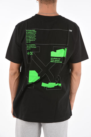 crew neck slim fit printed ARCH SHAPES/S t-shirt