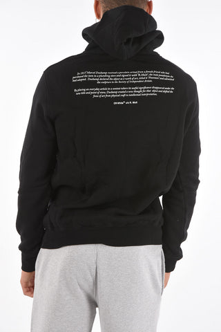 maxi pocket contrastng printed MUTT Hoodie