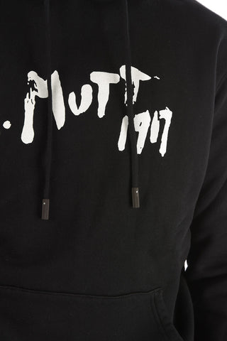 maxi pocket contrastng printed MUTT Hoodie