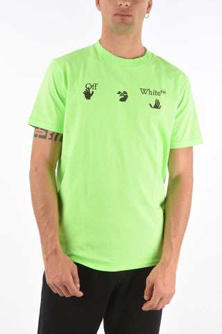 t-shirt girocollo fluo slim fit