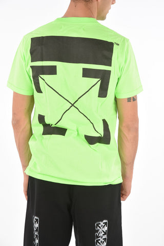 t-shirt girocollo fluo slim fit