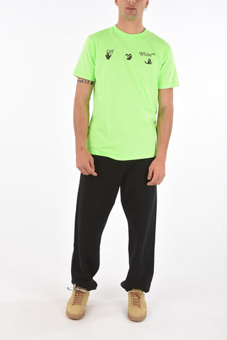 t-shirt girocollo fluo slim fit
