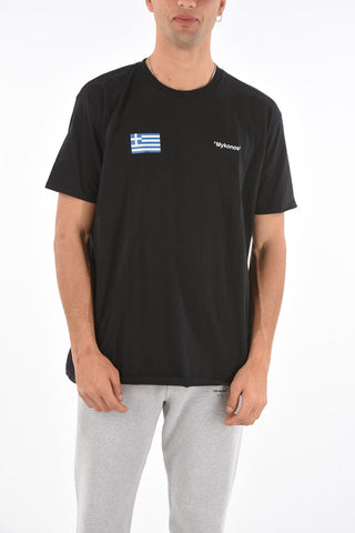 solid color MYKONOS_EVENT TEE S/S crew-neck t-shirt