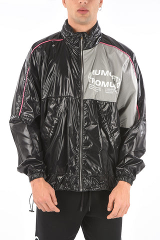 panelled OTROMUNDO CIRCLE  lightweight jacket with extractable hood