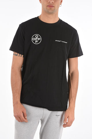 lettering printed H3 WOODS S/S T-shirt