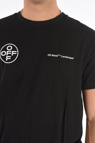 lettering printed H3 WOODS S/S T-shirt