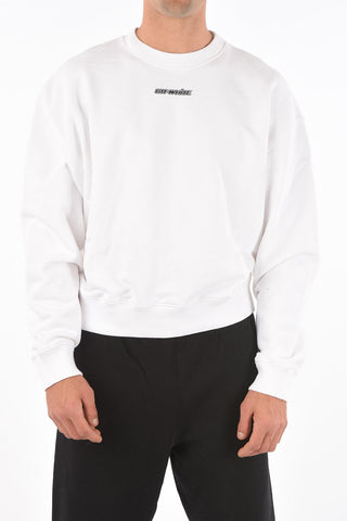 oversized MARKER crew-neck sweatshirt