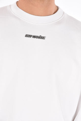oversized MARKER crew-neck sweatshirt