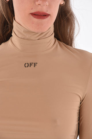 long sleeve turtle-neck top