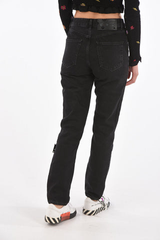 jeans straight fit a vita regolare