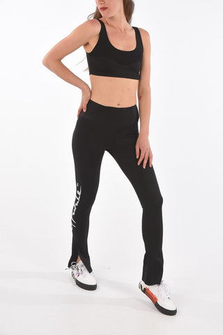 ankle split active leggings