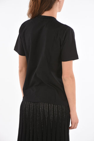 crew-neck t-shirt with print on the front