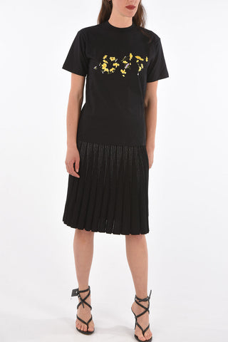 crew-neck t-shirt with print on the front