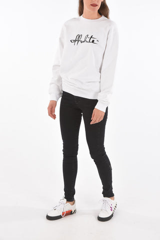 crew-neck printed SCRIPT 21 sweatshirt