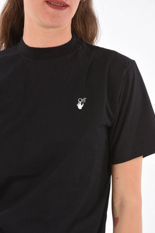 flowers printed back casual FLOCK ARROW t-shirt